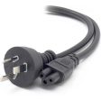 ALOGIC 2 Meters Aus 3 Pin Wall to IEC C5 Male to Female - Charger Cable 3 Prong Fashion