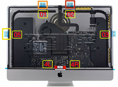 Genuine iMac 21  A1418 LCD Screen Adhesive Stickers Tape Supply