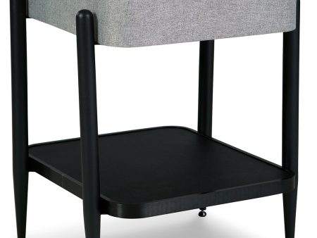 Jorvalee - Gray   Black - Accent Table with Speaker Online