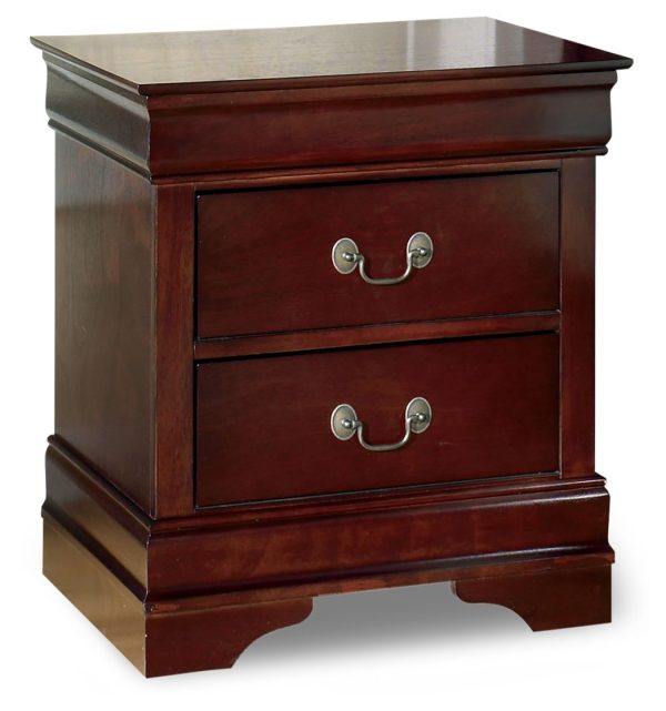 Alisdair - Reddish Brown - Two Drawer Night Stand Online Sale