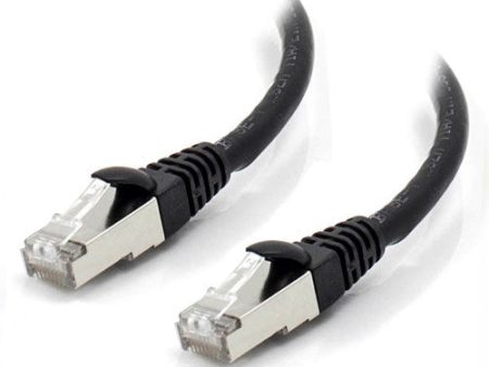 ALOGIC 1m Black 10G Shielded CAT6A LSZH Network Cable For Cheap