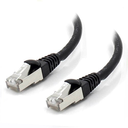 ALOGIC 1m Black 10G Shielded CAT6A LSZH Network Cable For Cheap