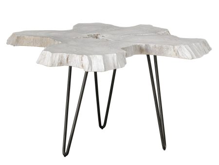 Trillium - Bleached Teak Coffee Table Online