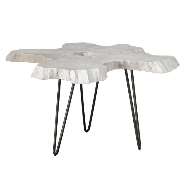 Trillium - Bleached Teak Coffee Table Online