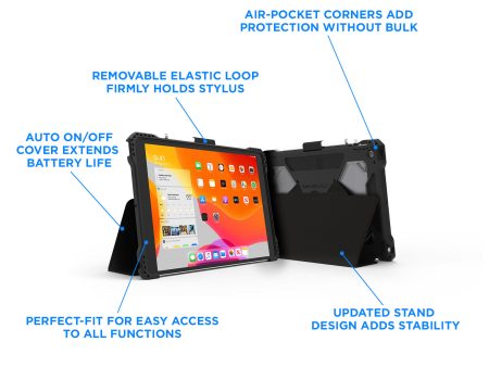 EXTREME FOLIO-X FOR IPAD 7 10.2IN 2019 BLACK Supply