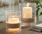 Eudocia - Clear - Candle Holder Set (Set of 2) For Cheap