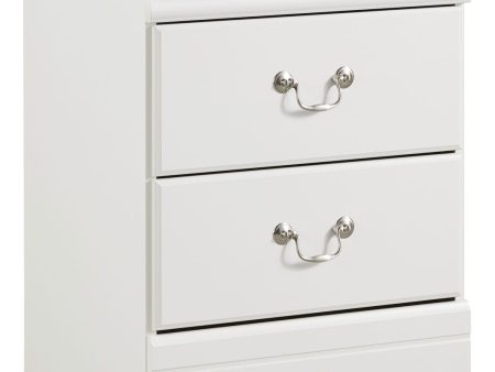 Anarasia - White - Two Drawer Night Stand on Sale