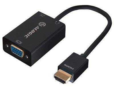 ALOGIC 15cm HDMI to VGA Adapter With 3.5mm Audio - Male to Female Full HD -1920 X 1080 Supply