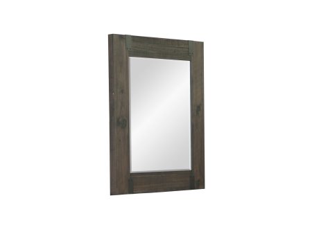 Abington - Portrait Mirror - Weathered Charcoal For Cheap