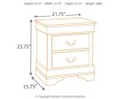 Alisdair - Reddish Brown - Two Drawer Night Stand Online Sale