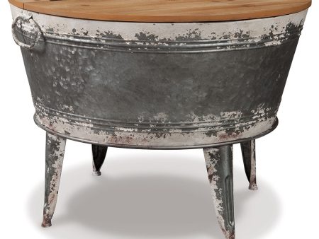 Shellmond - Metallic   Brown   Beige - Accent Cocktail Table Online Hot Sale