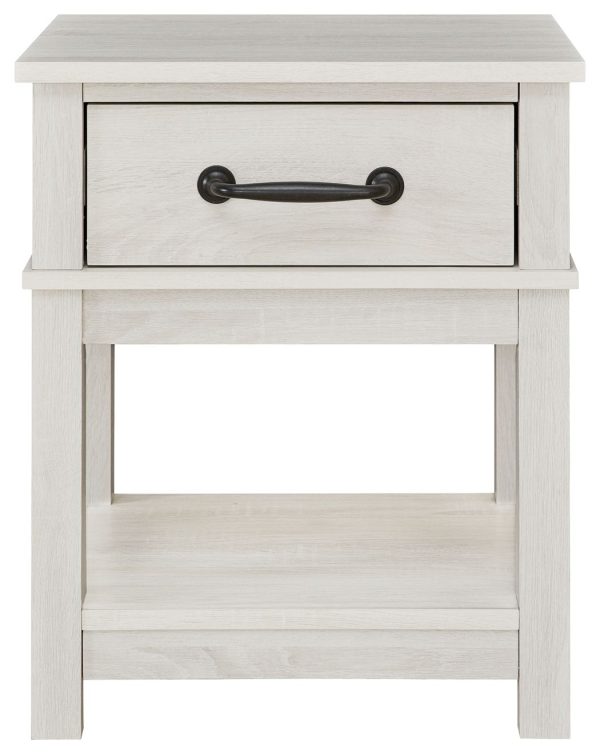 Dorrinson - White - One Drawer Night Stand Cheap