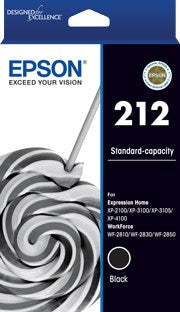 Genuine Epson 212 Ink Cartridge Black C13T02R192 T02R192 Online