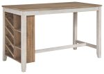 Skempton - White - Rectangular Counter Table With Storage Online now