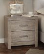 Culverbach - Gray - Two Drawer Night Stand Cheap