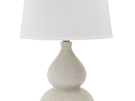 Saffi - Cream - Ceramic Table Lamp Online Sale