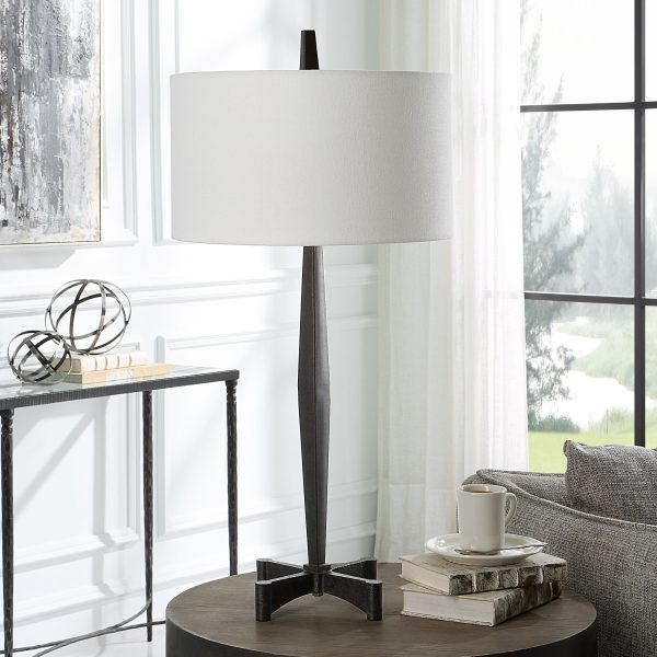 Counteract - Rust Metal Table Lamp For Sale