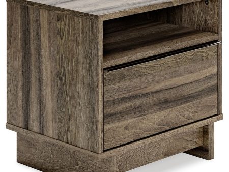 Shallifer - Brown - One Drawer Night Stand Hot on Sale