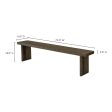 Monterey - Bench - Dark Brown Online