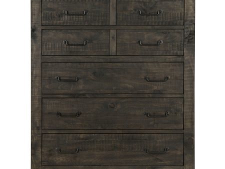 Abington - 5 Drawer Chest - Weathered Charcoal Sale