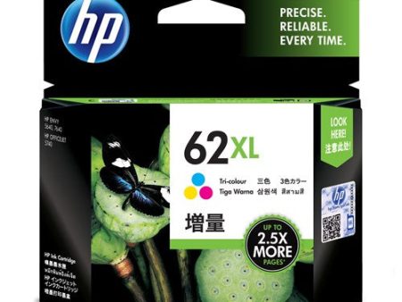 HP 62XL TRI-COLOR INK CARTRIDGE 415 PAGES C2P07AA Online