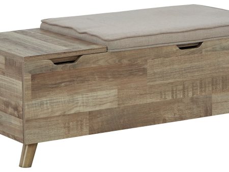 Gerdanet - Beige - Storage Bench Online Sale