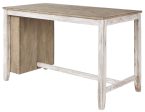 Skempton - White - Rectangular Counter Table With Storage Online now