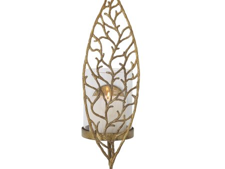 Woodland Treasure - Gold Candle Sconce Online