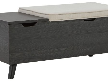 Yarlow - Dark Gray - Storage Bench Hot on Sale