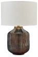 Jadstow - Black   Silver Finish - Glass Table Lamp Cheap