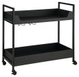 Yarlow - Black   Gray - Bar Cart on Sale