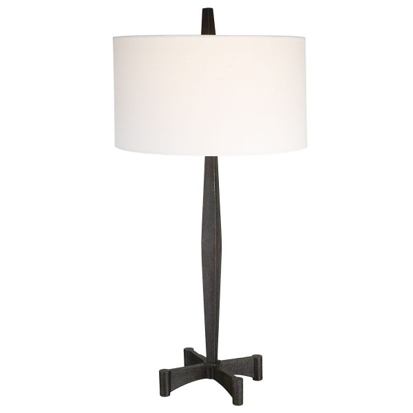 Counteract - Rust Metal Table Lamp For Sale