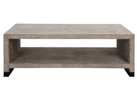 Bosk - White Washed Coffee Table For Cheap