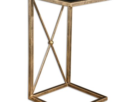 Zafina - Accent Table - Gold For Sale