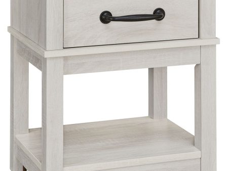 Dorrinson - White - One Drawer Night Stand Cheap