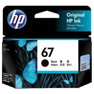 Genuine HP 67 BLACK INK CARTRIDGE 3YM56AA 120 pages Supply