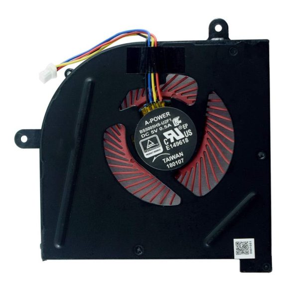 Genuine MSI GS63 GS63VR GS73VR 6RF 7RF MS-17B1 Laptop CPU Fan BS5005HS-U21F1 For Discount