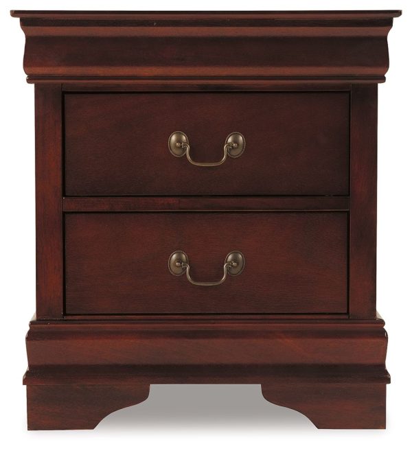 Alisdair - Reddish Brown - Two Drawer Night Stand Online Sale