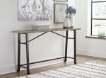 Lesterton - Light Brown   Black - Long Counter Table Supply