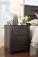 Brinxton - Charcoal - Two Drawer Night Stand For Discount