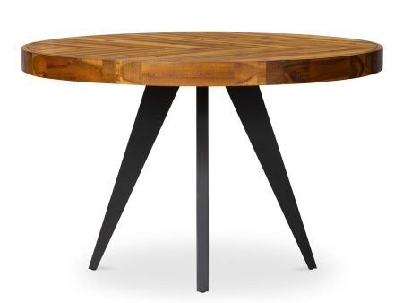 Parq - Round Dining Table - Brown Online now