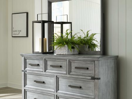 Russelyn - Gray - Dresser, Mirror For Sale