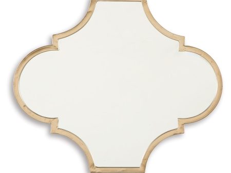 Callie - Gold Finish - Accent Mirror For Discount