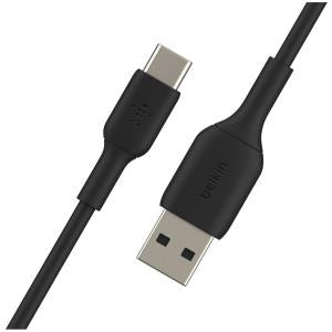 BELKIN BOOSTCHARGE USB-A TO USB-C CABLE 1M BLACK  Data Transfer Cable Online now