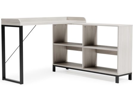 Bayflynn - White   Black - L-Desk For Sale