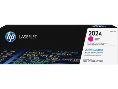 Genuine HP 202A Toner Cartridge Magenta Laser Standard Yield 1300 Pages 1Pack CF503A Cheap