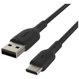 BELKIN BOOSTCHARGE USB-A TO USB-C CABLE 1M BLACK  Data Transfer Cable Online now