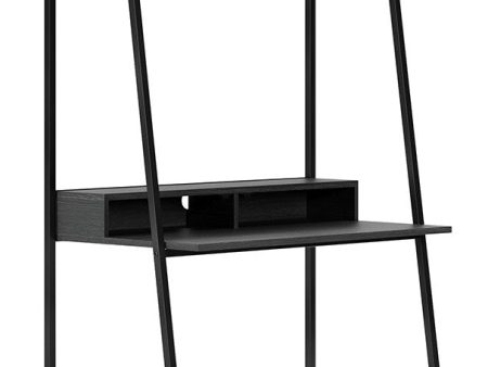 Yarlow - Black - Home Office Desk and Shelf Online Sale