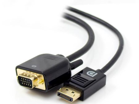 Genuine ALOGIC SmartConnect 1m DisplayPort to VGA Cable Male to Male on Sale