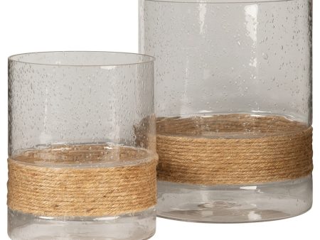 Eudocia - Clear - Candle Holder Set (Set of 2) For Cheap